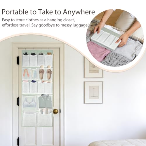 16 Pockets- Over Door Hanging Storage Organizer with 4 Kinds - Image 3