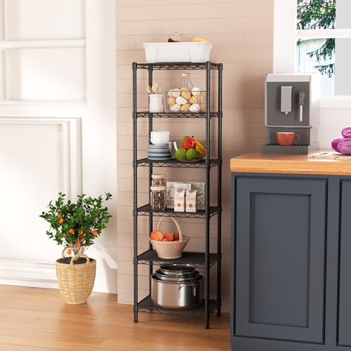 Golpart 6Tier Adjustable Storage Shelves Metal Wire Shelving - Image 3