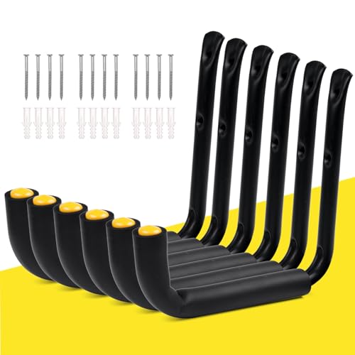 GEEDAR Heavy Duty Garage Storage Hooks -75 LB Capacity, 6packs - Image 2