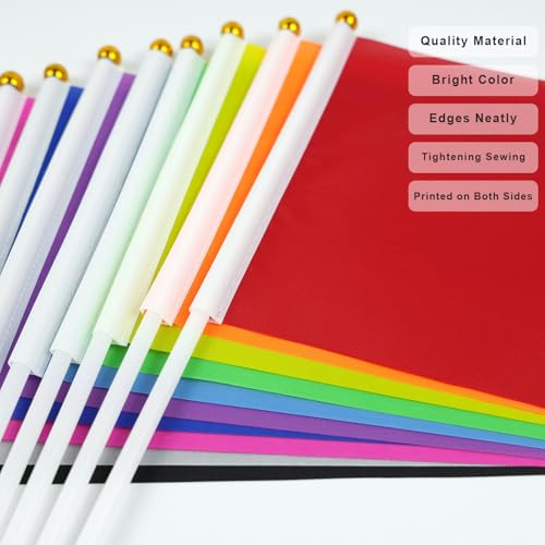 PTEROSAUR 50 Pack Sint Maarten Handheld Flag, 5.5x8.2 Inch - Image 5