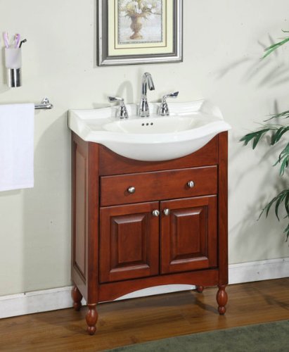 Empire Industries Windsor 26" Narrow Depth Bathroom Vanity Base - Image 1