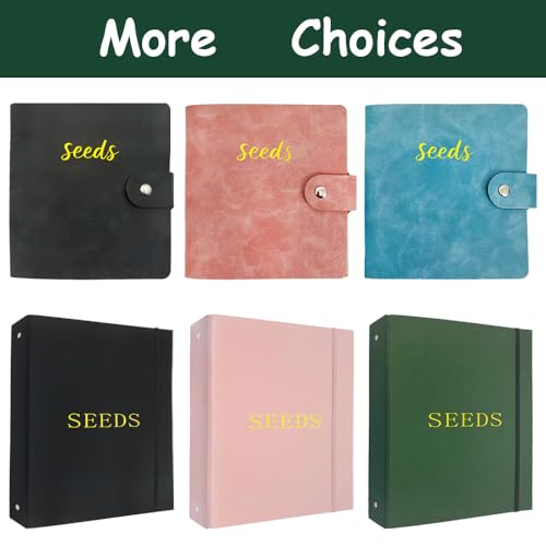 Seed Storage Organizer Binder,3 Ring Seed Packet Organizer - Image 7
