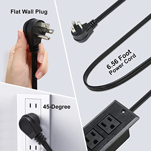 Desktop Recessed Power Strip with USB Flush Mount Power Socket 2 - Image 4