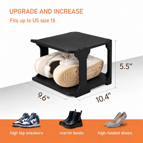 5 Tiers Vertical Shoe Rack, Narrow Free Standing Shoe - Image 3