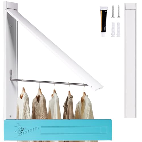 Retractable Clothes Drying Rack,Space Saver Wall Mounted - Image 2