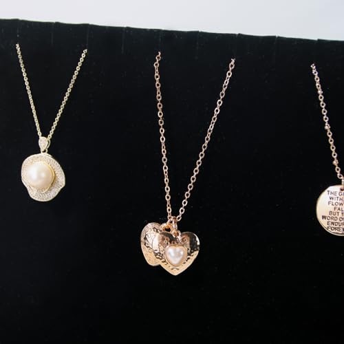 20 Slots Big Necklace Display Board for Selling, Velvet - Image 3
