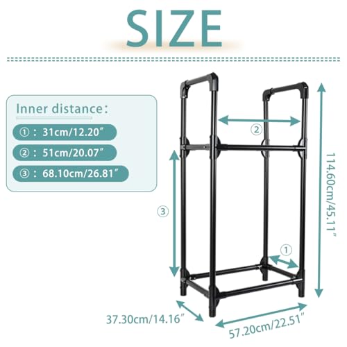 Hershii Tire Rack, Tire Storage Rack Stand Garage Storage Shelf - Image 4