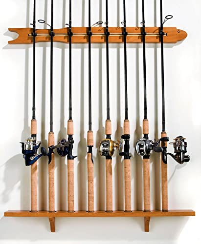 Modular Wall Rack for Fishing Rod Storage, Holds up to 8 - Image 2