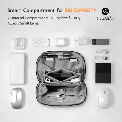 OrgaWise Electronics Travel Organizer, Multi-Layer Tech Case - Image 4
