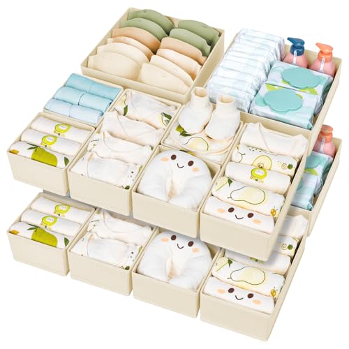 DIMJ Drawer Organizer Clothes 15 Pack - Image 2