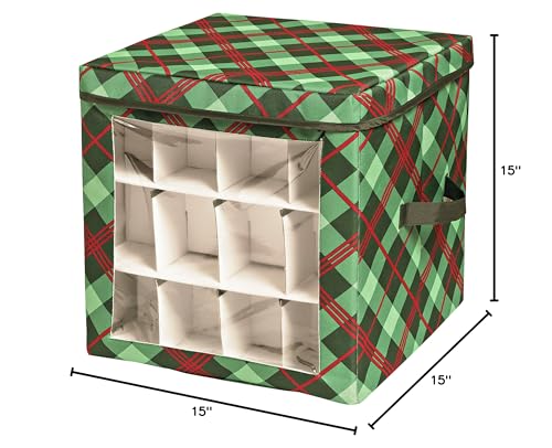 Honey-Can-Do Ornament Storage Box, Store up to 48 | Home Organization - Image 3