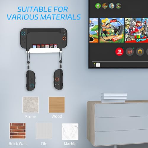 JDDWIN Wall Mount Stand for Switch 2 (2025)/ Switch OLED, Metal - Image 6