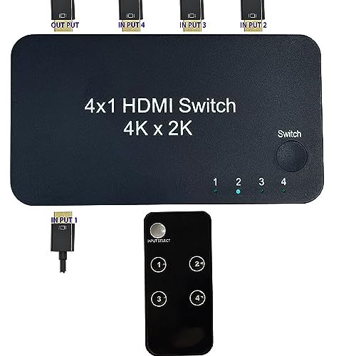 HDMI 4 in 1 Out switcher, 4K@60hz HDMI Switcher - Image 4