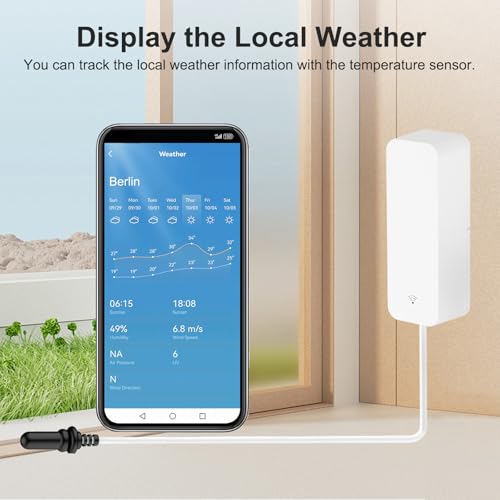 Smart Thermometer Hygrometer with Probe, WiFi Aquarium - Image 7