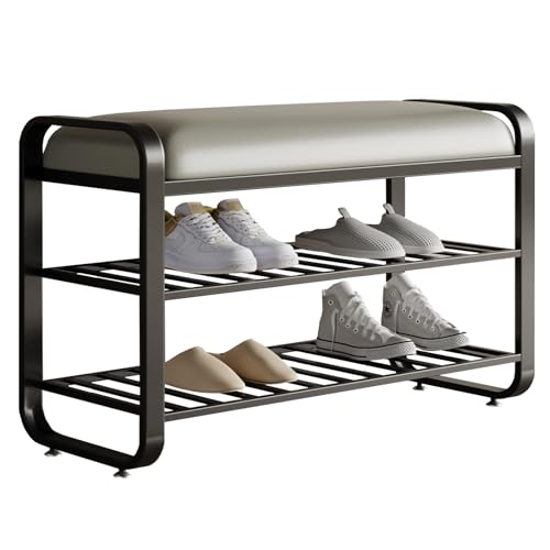 shoe bench,entryway bench with shoe storage - Image 2