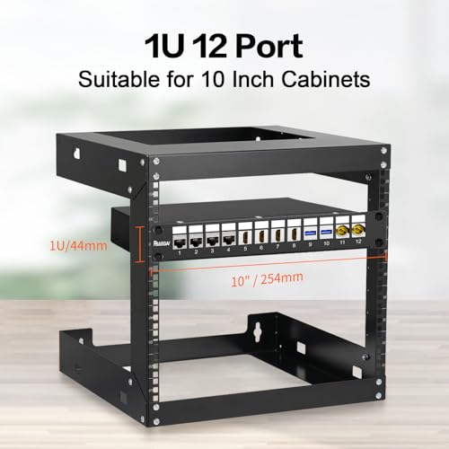 Patch Panel 12 Port Blank Network Patch Panel with Cable - Image 8