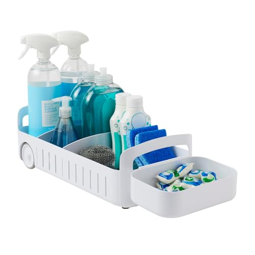 YouCopia RollOut Caddy Rolling Storage Bin with 2 - Image 2