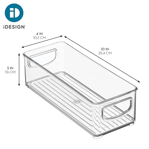 iDesign Plastic Stackable Pantry Bin, Clear - Image 5