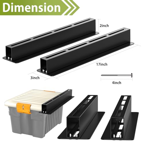 Heavy Duty Ceiling Storage Rack,Overhead Garage Storage Rack - Image 3