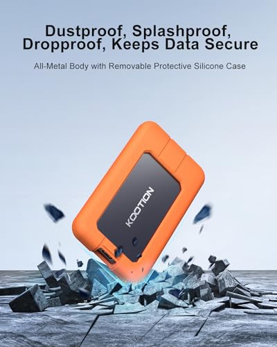 KOOTION Portable SSD 1TB USB-C Up to 2000MB/s USB 3.2 External - Image 6