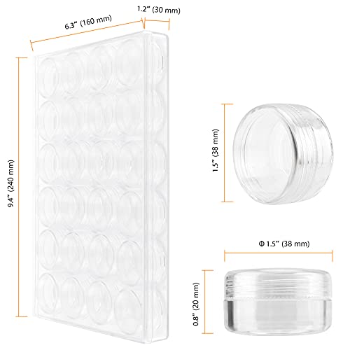 SEUNMUK 4 Pack 24 Grids Embroidery Diamond Painting - Image 3