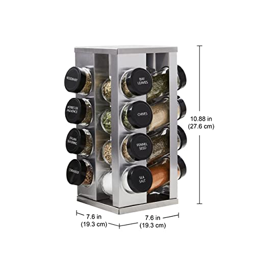 Kamenstein 16 Jar Heritage Revolving Countertop Spice Rack - Image 4
