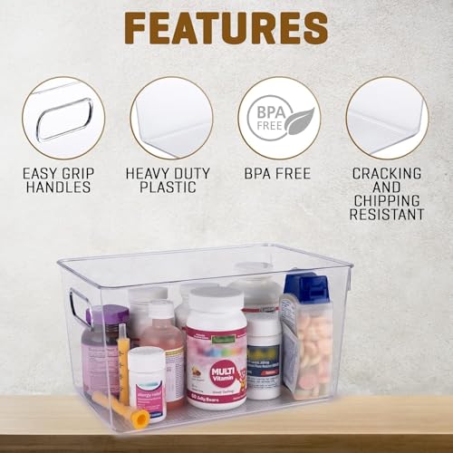 Clear Plastic Storage Bins with Lids, Perfect for Ki | All Products - Image 6