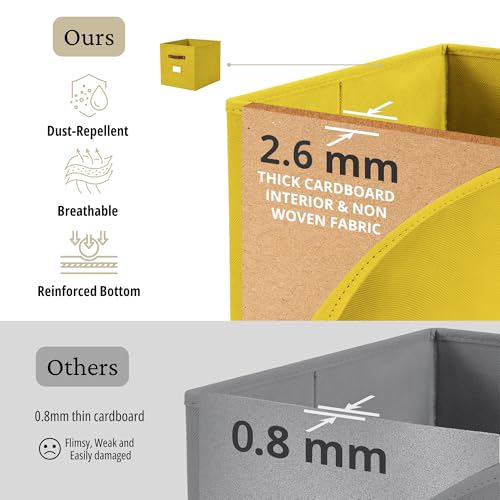 DECOMOMO Storage Bins, Cube Storage Bin with Labels - Image 6