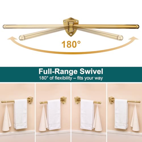 12" Wall Mounted Drying Rack, Foldable & Pull-Out Clothes Hanger - Image 5