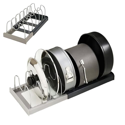 Pan Pot Lid Organizers Inside Cabinet,Pots and Pans Organizer - Image 2