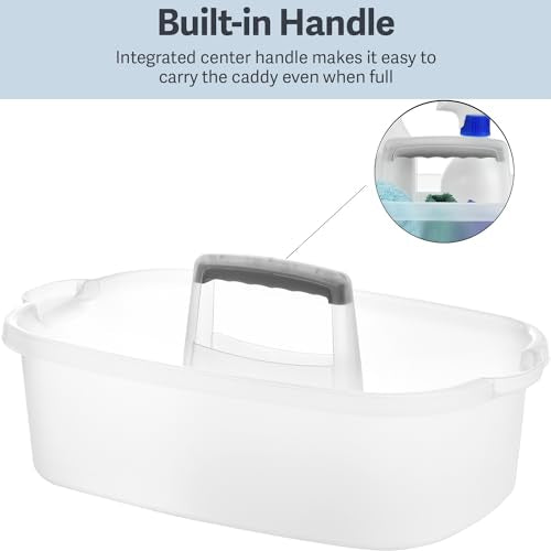 Haundry Large Cleaning Caddy with Handle, Cleaning Tool Storage - Image 3