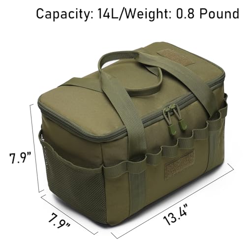 Tactical Camping Storage Bag 14L Utility Tote Bag Camp - Image 4
