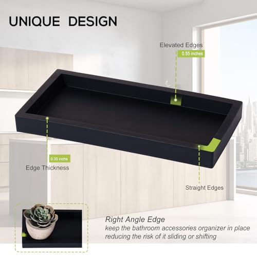 Silicone Bathroom Vanity Tray Dish Soap Holder Sink Organizer - Image 5