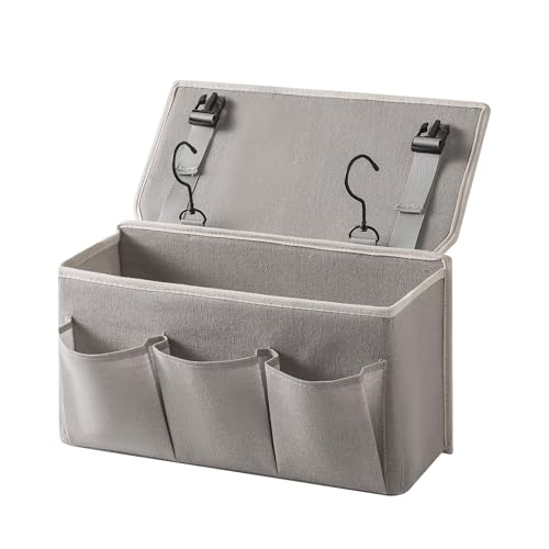 Bedside Caddy/Bedside Storage Organizer Hanging Bag with Three - Image 2