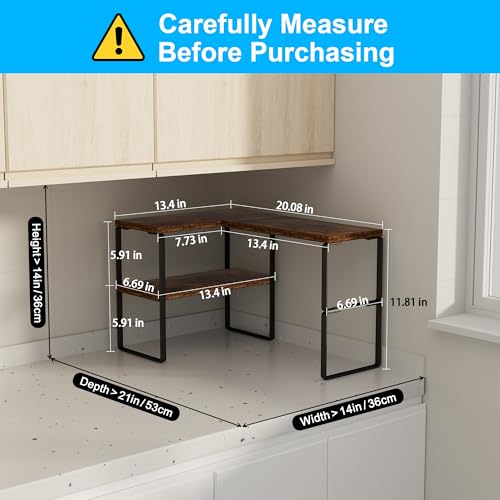 Golener Kitchen Counter Organizer, Countertop Shelf - Image 3