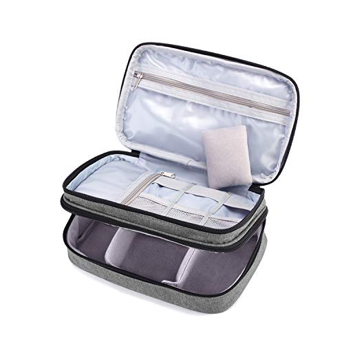 Luxja Double-Layer Sewing Organizer, Gray - Image 6
