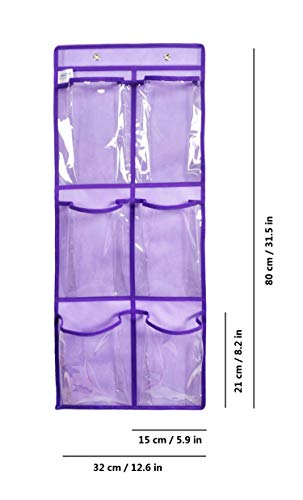 Over The Door Hanging Shoe Organizer Narrow Closet Door Shoe - Image 7