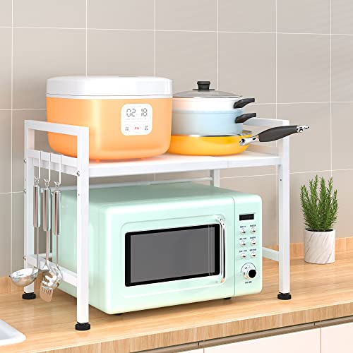 PUSDON Expandable Microwave Oven Rack, 2-Tier Counte | All Products - Image 7