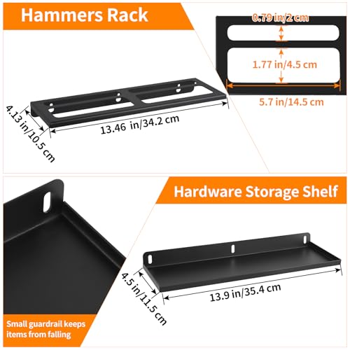 Wall Mount Hand Tool Storage Racks, Screwdriver Organizer - Image 5