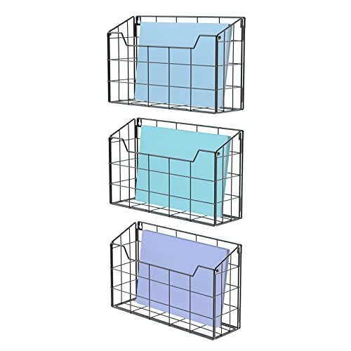 Univivi 3 Pack Wall File Organizer Rack 14 inch Hang | All Products - Image 2