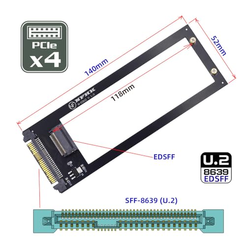 cablecc SFF-8639 Host U.2 to PCI-E Ruler 1U GEN-Z ED | All Products - Image 4