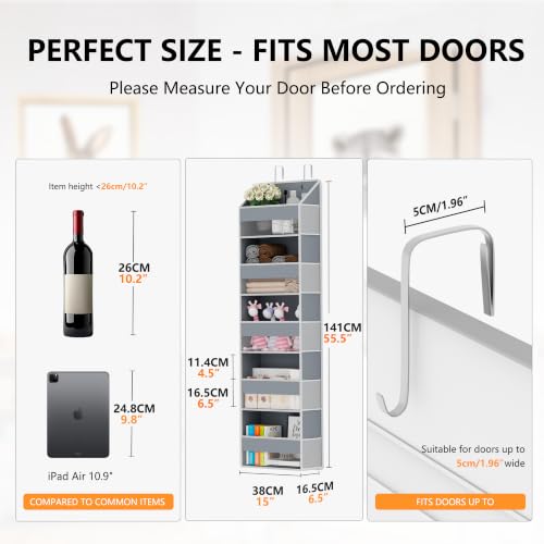 Over The Door Organizer - Over Door Storage Organizer with 5 - Image 4