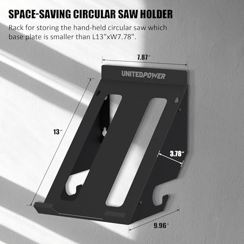 UNITEDPOWER Circular Saw Holder, Wall Mount Storage Rack - Image 3