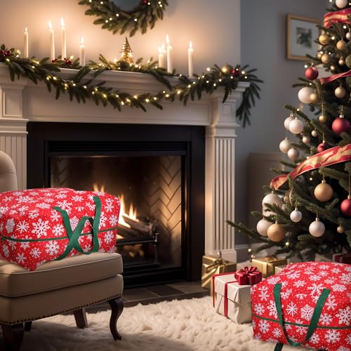 2 Pcs Christmas Ornament Storage 18 x 15 x 10 Inch | Home Organization - Image 7