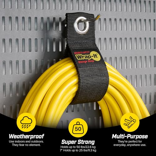 Heavy-Duty Wrap-It Storage Straps - Assorted 6-Pack - Image 3