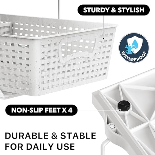 Simple Houseware 2 Tier Pull-Out Sliding Drawer Under Sink - Image 6