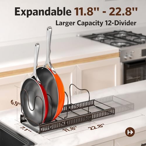 ORDORA Pots and Pans Organizer under Cabinet, 11.8-2 | All Products - Image 4