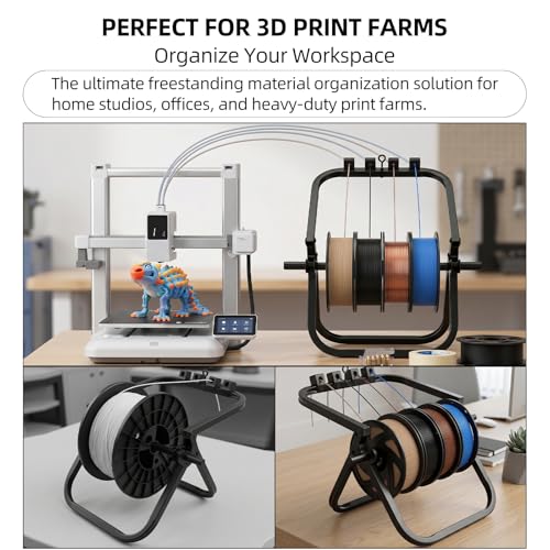 Adjustable 3D-Printing Filament Spool Holder: Freestanding Spool - Image 6
