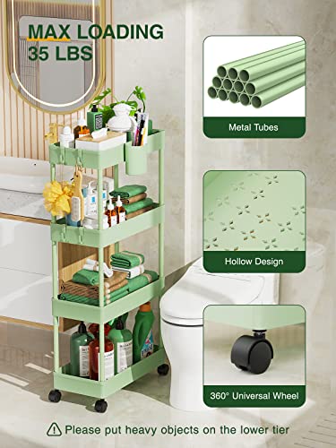 LEHOM Slim Rolling Storage Cart - Image 7