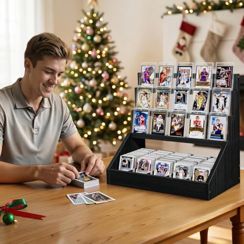 Emfogo Trading Card Display, 3-Tier Card Display Stand - Image 3
